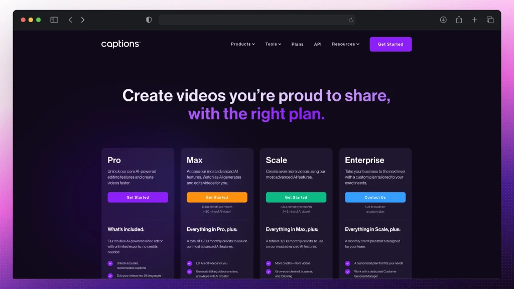 captions.ai - ترجمه زیرنویس فیلم با هوش مصنوعی
