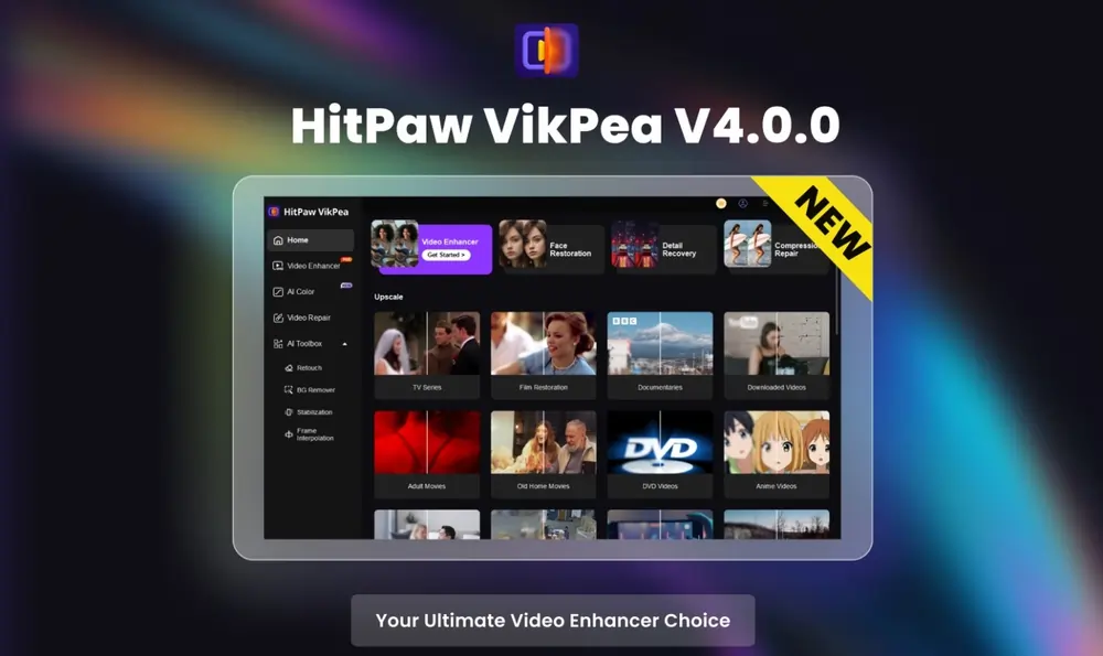 ابزار HitPaw VikPea (Video Enhancer)