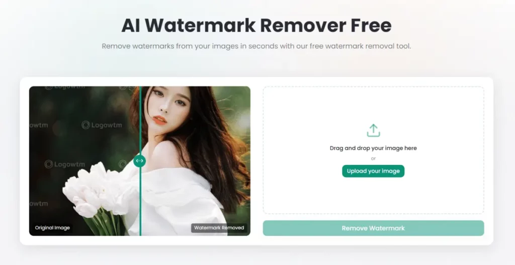 حذف واترمارک با هوش مصنوعی AI Watermark Remover