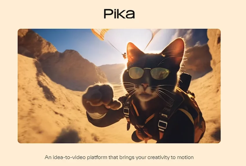 ساخت ویدئو با هوش مصنوعی Pika